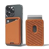 Mujjo Full Leather Wallet Compatible with MagSafe for iPhone | Apple Wallet Magsafe Accessories,...