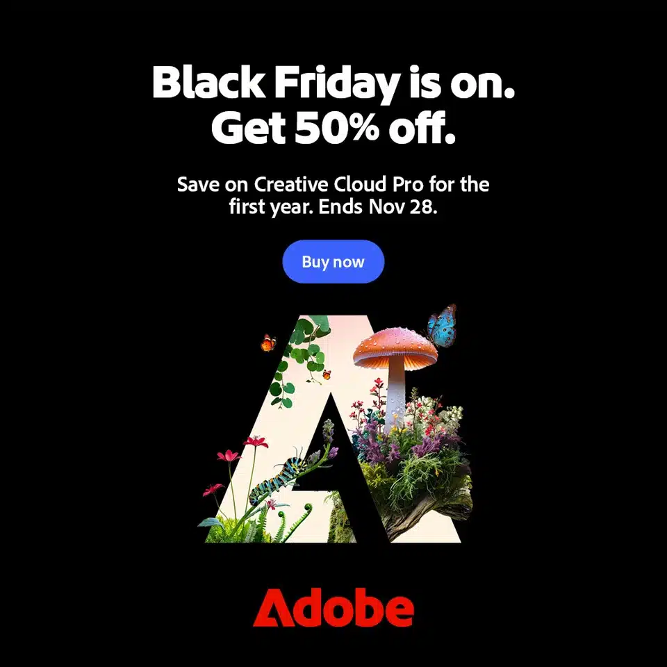 Adobe Black Friday Sale 2025