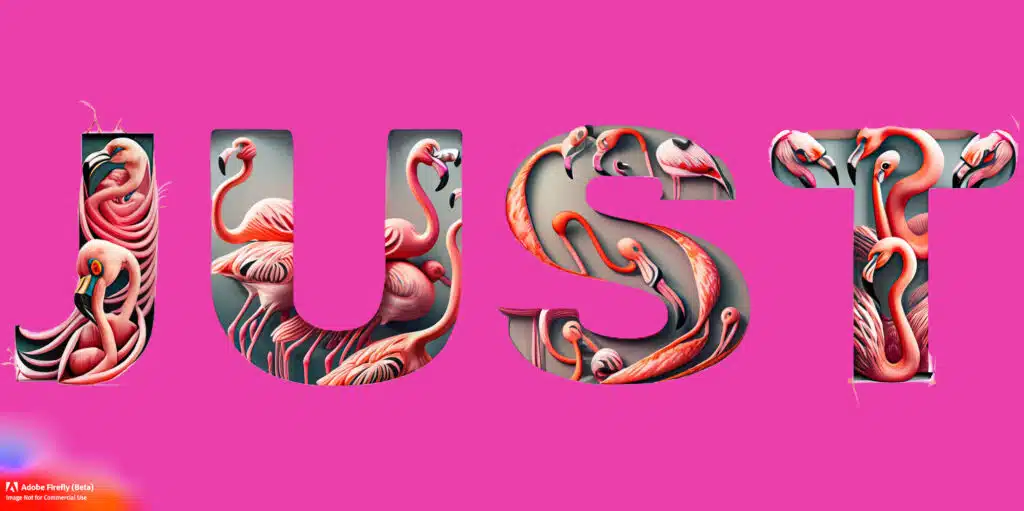 Adobe FireFly Text Effect