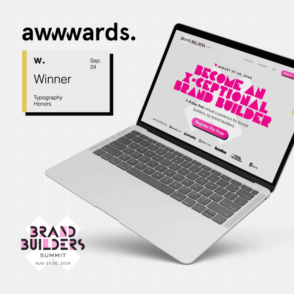 Awwwards Winner - Brand Builders Summit 2024 Website