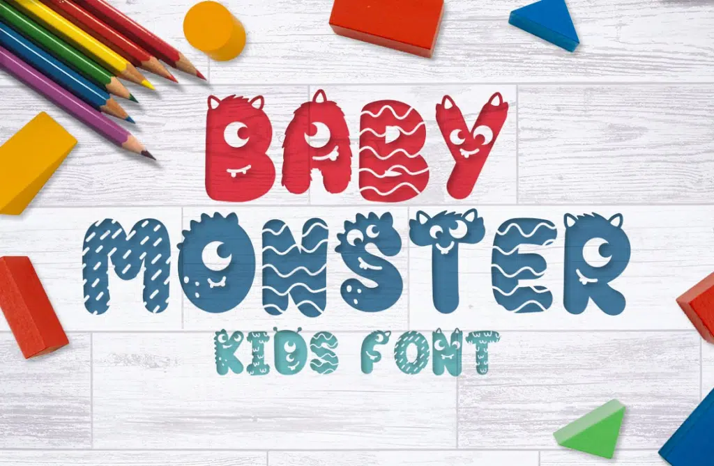 Baby Monster - Kids font