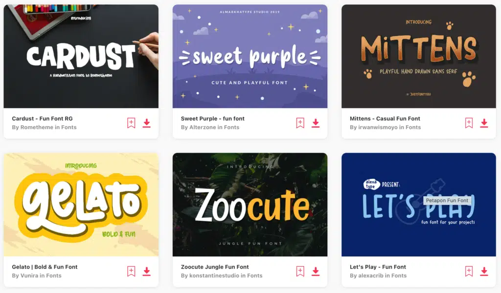 Best Fun Fonts
