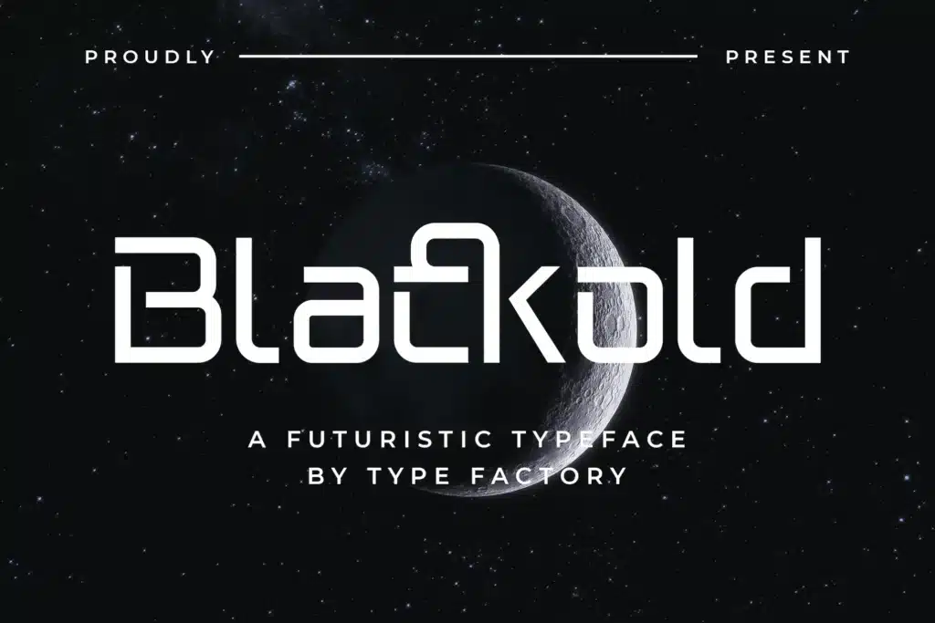 Blackold – Futuristic Typeface