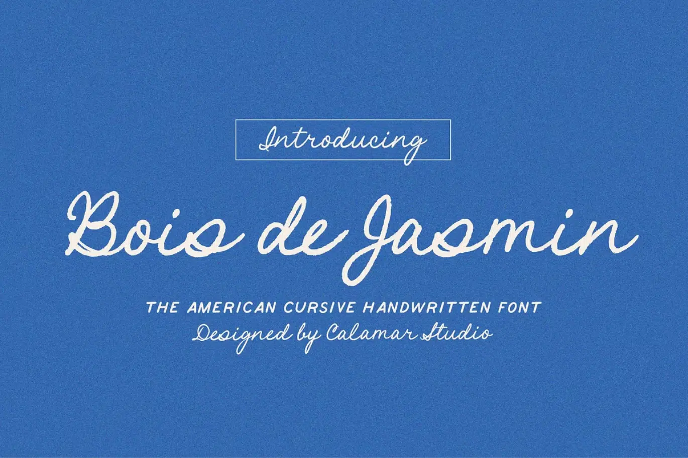 Bois de Jasmin Font