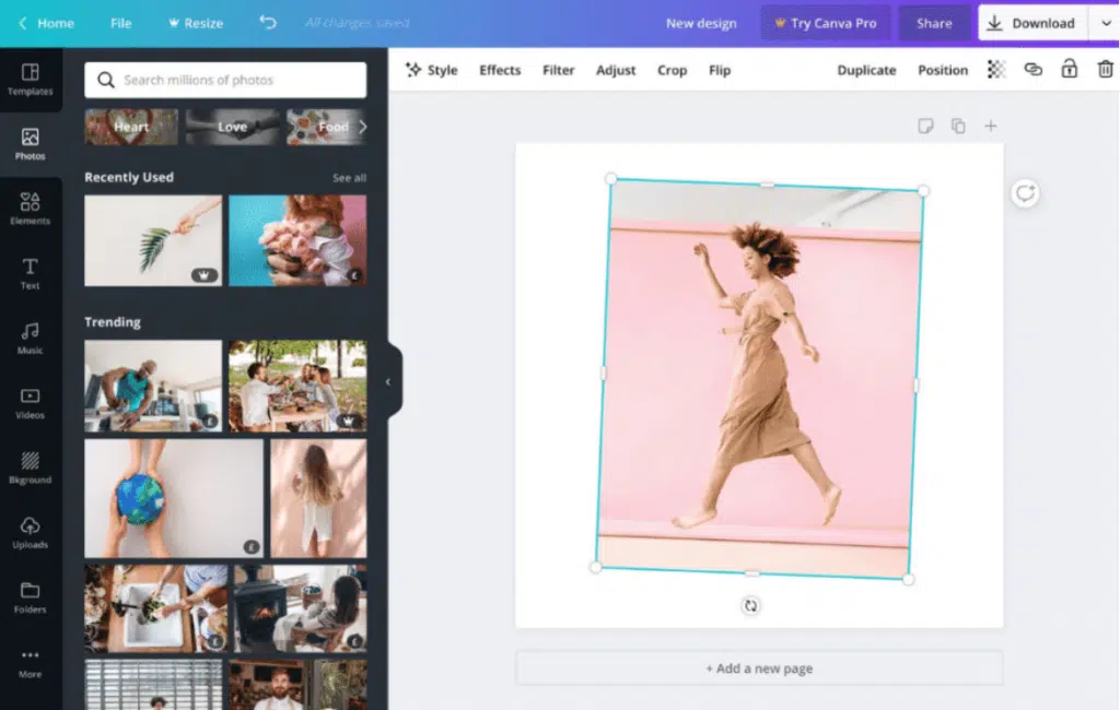 Canva - free Adobe Illustrator Alternatives