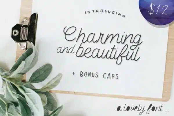 A creative font for your next project