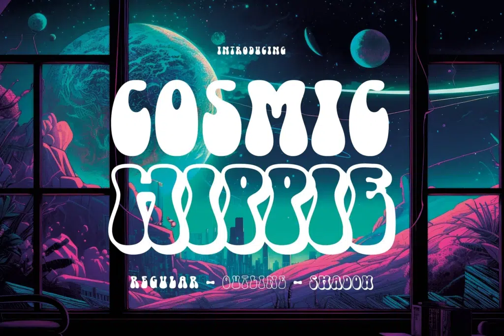 Cosmic Hippie – Groovy Font