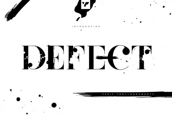 Defect — Creative Serif Font