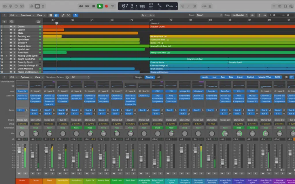 Logic Pro Interface