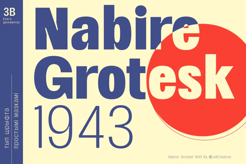 Nabire Grotesk 1943