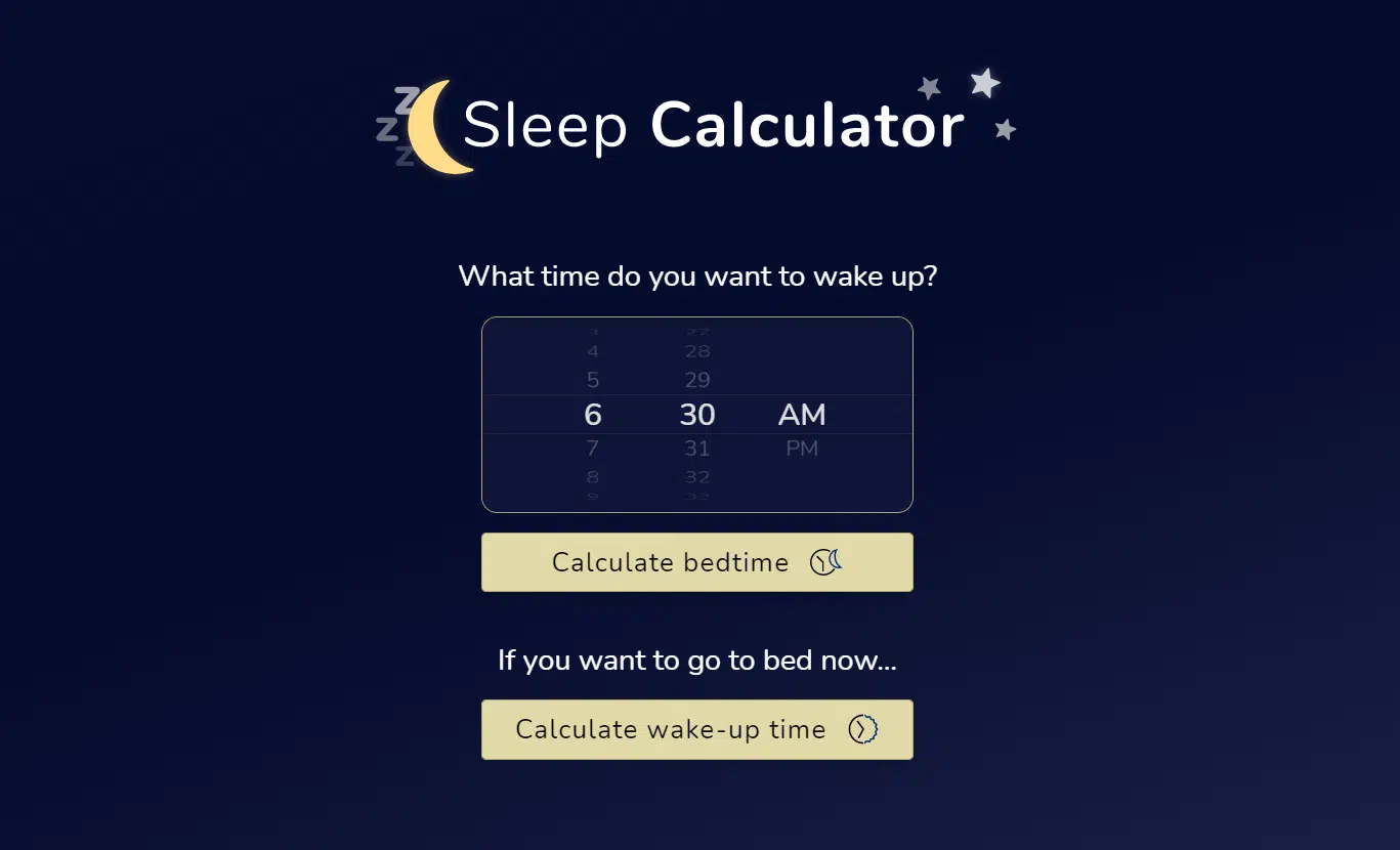 2022 Brand Trends - Interactive Branding - Each Night Sleep Calculator