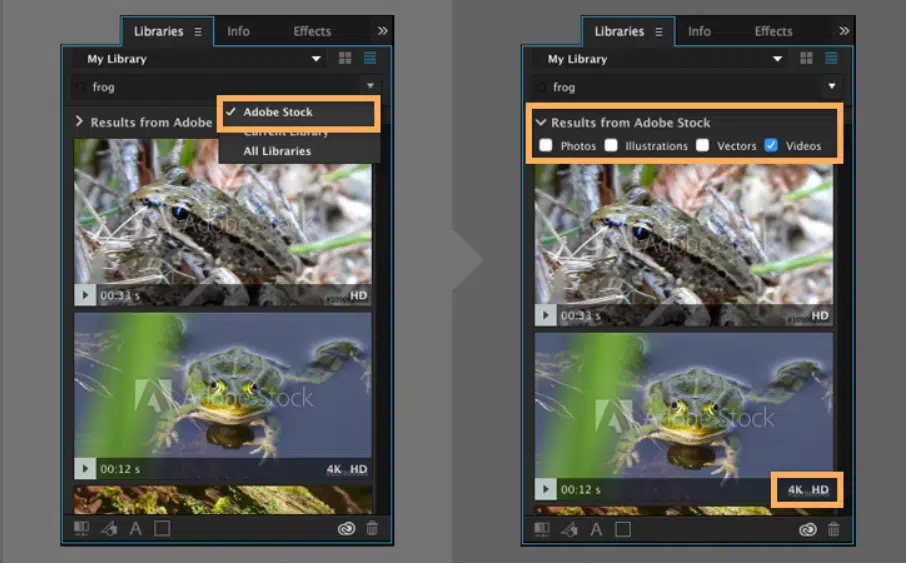Search for Video Previews