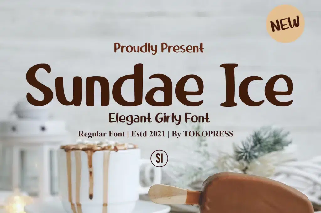 Sundae Ice - Handwriting Travel font