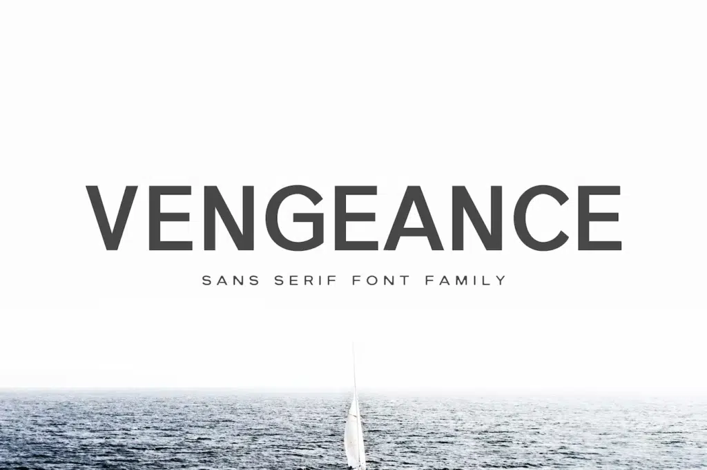 Vengeance Sans Serif Font Family