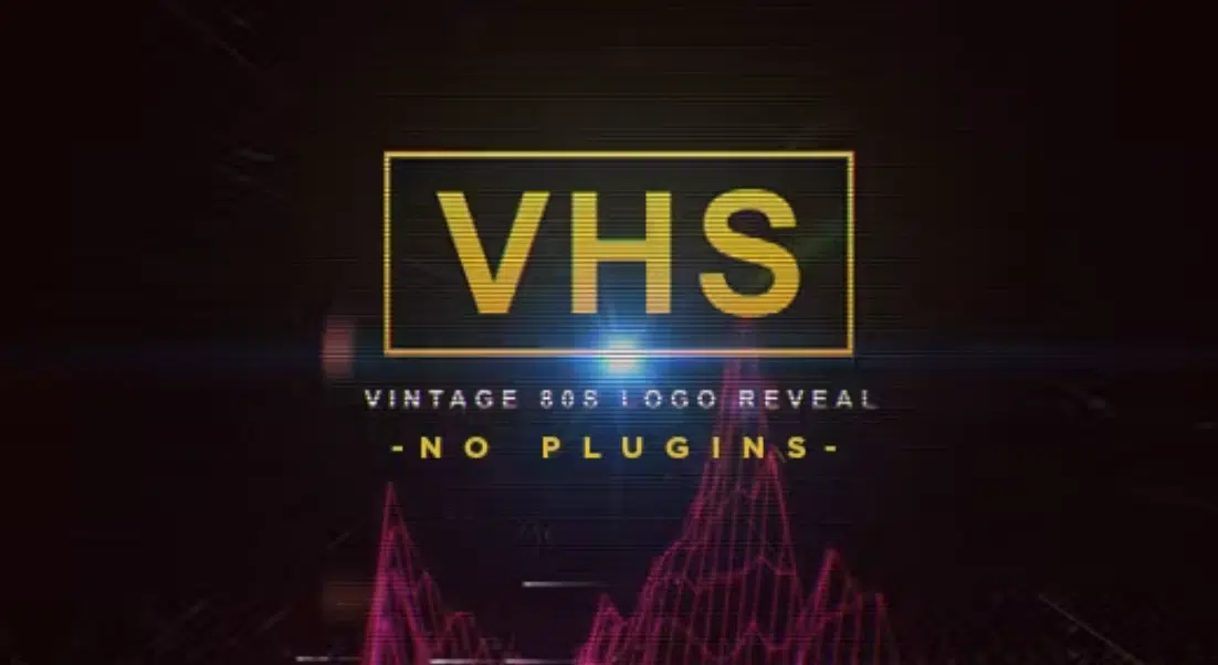 Vintage 80’s Logo Reveal