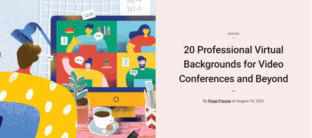 Virtual Background Ideas