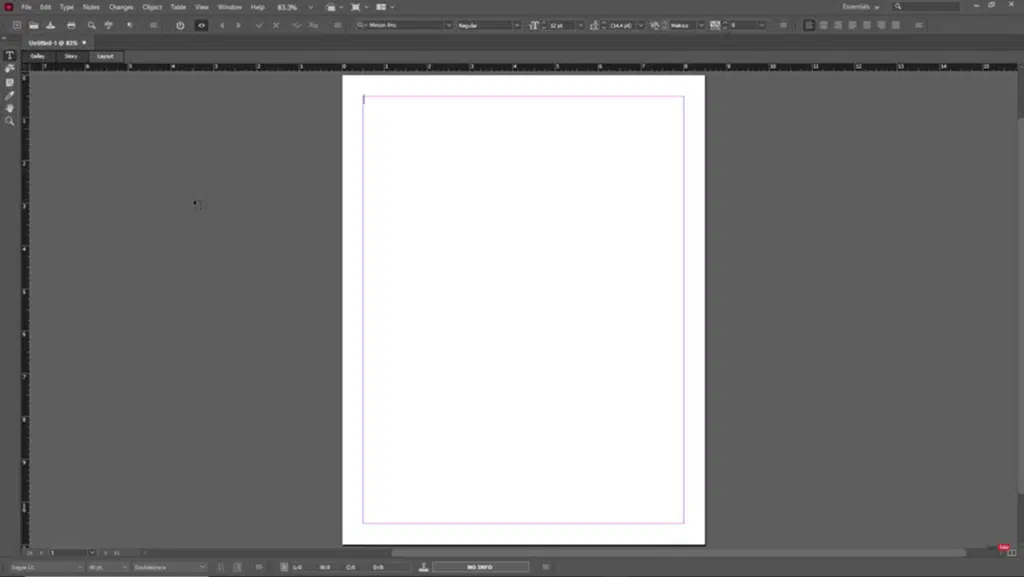 InCopy Workspace